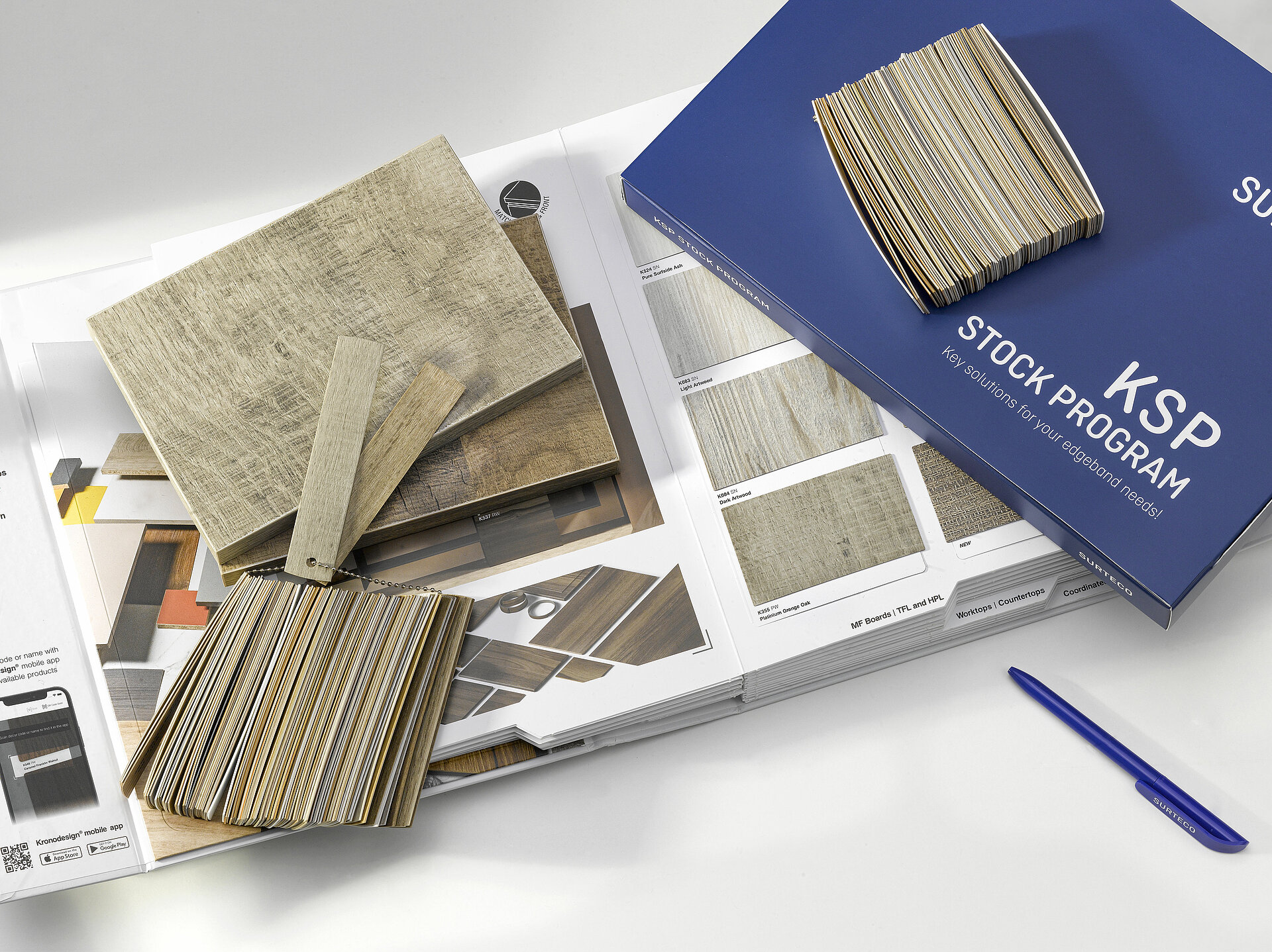 Kronospan Swatch swatches of edgebanding